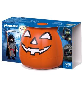 PLAYMOBIL Kürbis Sensenmann 72357 – Grusel-Figur für deine Halloween-Welt