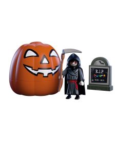 PLAYMOBIL Kürbis Sensenmann 72357 – Grusel-Figur für deine Halloween-Welt