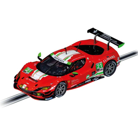 Carrera DIGITAL 132: Ferrari 296 GT3 AF Corse, No.21 | Slotcar mit Licht | ab 8 Jahren