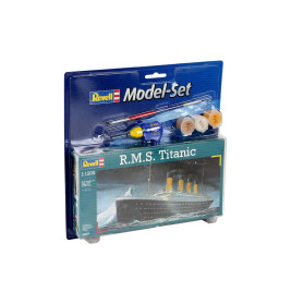Revell Modellbausatz R.M.S. Titanic 1:1200 – Schiffsmodell mit Basiszubehör – Für Sammler