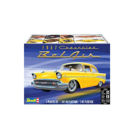Revell Modellbausatz: '57 Chevy Bel Air Two Door Sedan 1:25 – Serien- & Street-Version