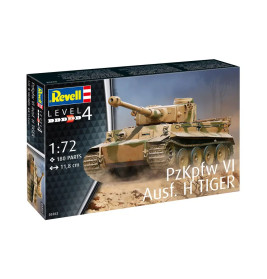 Revell Modellbausatz PzKpfw VI Ausf. H Tiger 1:72 – Panzer Kampfpanzer Weltkrieg Militär
