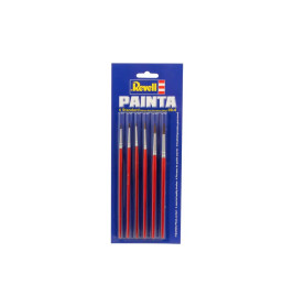 Revell Painta Standard Pinselset – 6 hochwertige Pinsel (00-4) für Modellbau & Feinmalerei