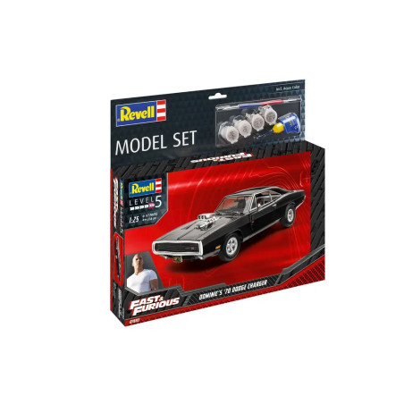 Revell Modellbausatz Dominic's 1970 Dodge Charger 1:25 – Fast & Furious Model Set