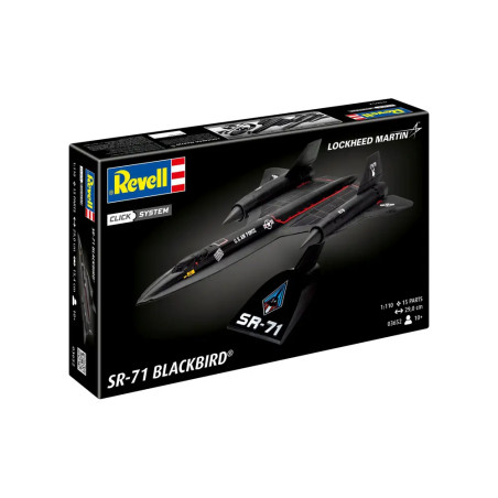Revell Lockheed SR-71 Blackbird EASY Steckbausatz 1:72 – Legendäres Aufklärungsflugzeug Modell