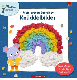 Coppenrath Verlag Mein 1. Bastelset: Knüddelbilder Regenbogen – Kreativ sein ab 3 Jahren. EAN 4050003956817.