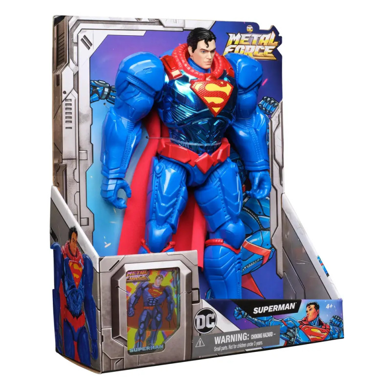 DCU Metal Force Superman Actionfigur 30cm – Beweglich & Detailreich