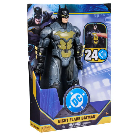 Spin Master BAT Batman Actionfigur 30cm – Mit Licht & Sound: Sei der Held von Gotham City!