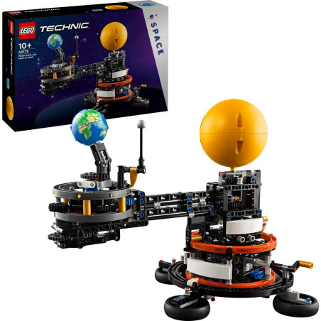 LEGO Technic 42179 Sonne Erde Mond Modell – Interaktives Bauset ab 10 J. Umlaufbahn & Jahreszeiten. EAN 5702017584133