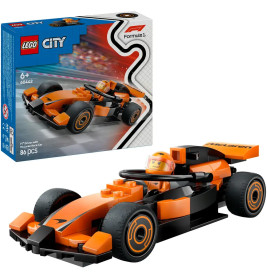 LEGO City 60442 F1 Rennfahrer mit McLaren Rennauto – Motorsport Bauset | Offiziell lizenziert