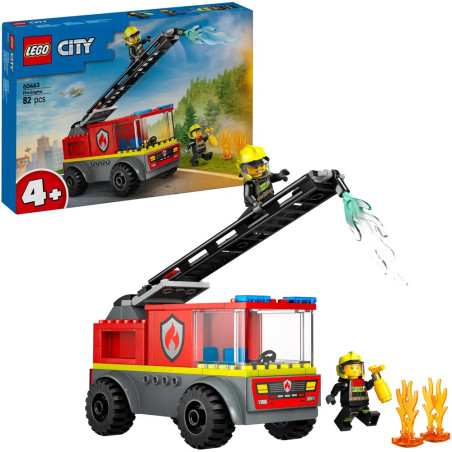 LEGO City 60463 Feuerwehrleiterfahrzeug – Spielspaß ab 4 Jahren | LEGO®
