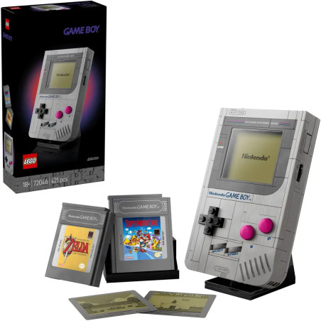 LEGO Nintendo Game Boy (72046) – Bauset für Erwachsene - Sammlerstück mit Modul - Super Mario/Zelda