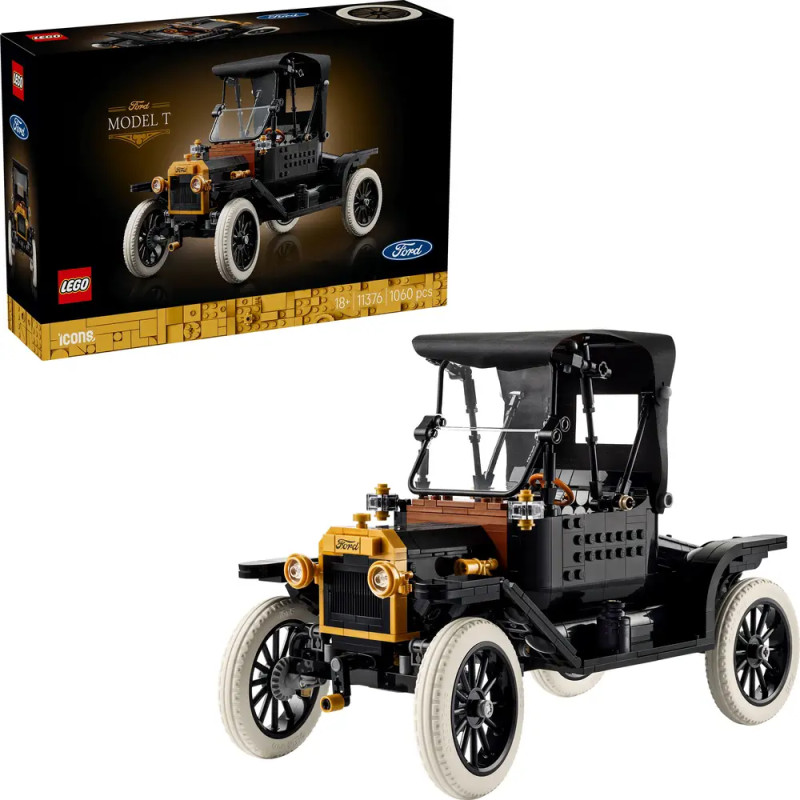 LEGO® Icons Ford Model T (11376) – Detailreiches Oldtimer Modellauto zum Bauen