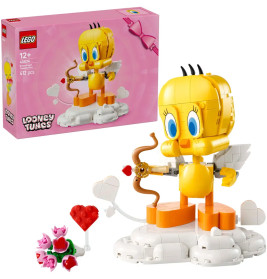 LEGO® Iconic Liebesbote Tweety 40824 – Dekoratives Geschenk für Looney Tunes Fans, 12+