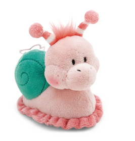 NICI GREEN Kuscheltier Schnecke Blume 15cm – Nachhaltiger Plüsch aus recycelten PETs