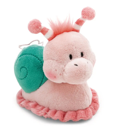 NICI GREEN Kuscheltier Schnecke Blume 15cm – Nachhaltiger Plüsch aus recycelten PETs