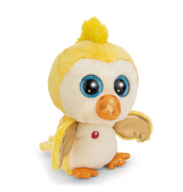 NICI GLUBSCHIS Kuscheltier Vogel Sunita 15cm - Farbenfroh mit großen Glitzeraugen