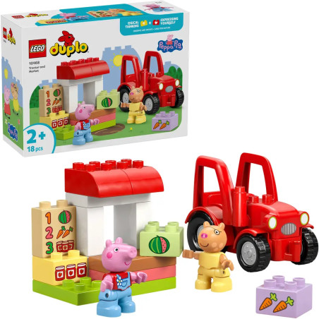 LEGO Duplo 10468 Traktor & Marktstand für Kleinkinder ab 1,5 Jahren | Bauernhof-Spielset