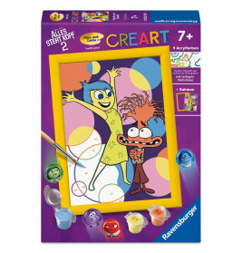 Ravensburger CreArt Malen nach Zahlen 'Freude und Zweifel' – Entspannung ab 9 J.