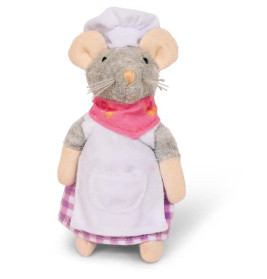 Plüsch-Maus Bäckerin 'Das Mäusehaus' – Weiches Stofftier für Kinder & Mäusehaus-Fans