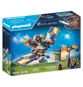 PLAYMOBIL Novelmore: Darios Kanonen-Fluggleiter – Ritterspielzeug für spannende Abenteuer