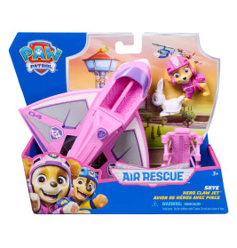 Spin Master PAW Patrol Air Rescue Themed Vehicle Skye | Rettungsflugzeug mit Klaue & Figur | Ab 3 Jahre