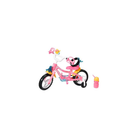 Zapf Creation® BABY born Fahrrad – Spielspaß mit Hupe, Lichtern & Flasche