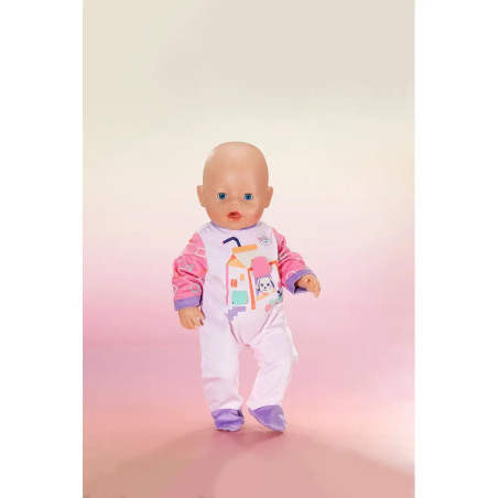 Zapf Creation® BABY born Strampler Lucky 43cm | Gemütlicher Puppenschlafanzug