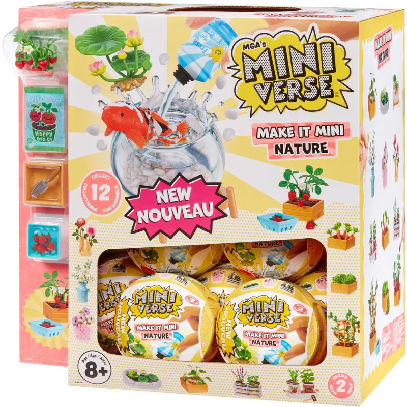 MGA Miniverse Make It Mini Botanic Nature | Überraschungskugel | Sammeln & Gestalten | EAN 0035051528166