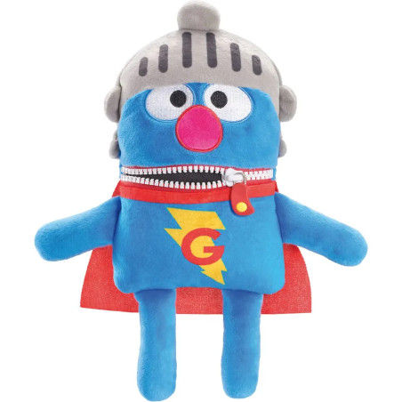 Schmidt Spiele Super Grobi Sesamstraße Plüschtier 34cm – Kuschelheld für Kinder