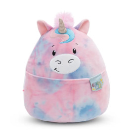 NICI Chill-NICI Kuscheltier Einhorn 20cm – Soft & flauschig mit Bauchtasche – Süßes Geschenk