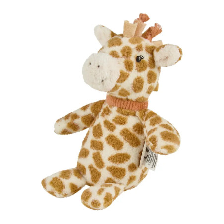 Sterntaler Kuscheltier Giraffe Kaya S goldbraun mit Rassel – Weicher Flausch für Babys & Kleinkinder