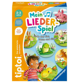 Ravensburger tiptoi® Mein Lieder-Spiel – Interaktiver Musikspaß für Kinder ab 2 Jahren