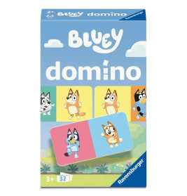 Ravensburger Bluey Domino Reisespiel – Kinderspiel für kleine Entdecker ab 3 J. (24902)