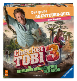 Ravensburger Checker Tobi Das große Abenteuer-Quiz – Wissensspiel ab 8 Jahren (24904)