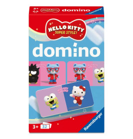 Ravensburger Hello Kitty Domino – Reisespiel für Kinder ab 3 Jahren