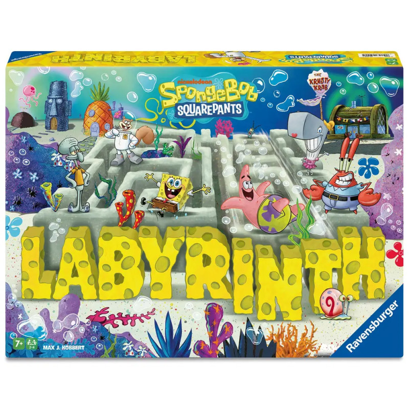 Ravensburger SpongeBob Labyrinth – Gesellschaftsspiel ab 7 Jahren
