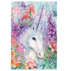 Schmidt Spiele Einhorn Puzzle – Sanfte Einhornschönheit | 100 T. (NATPAX Graspappe) (4001504565305)