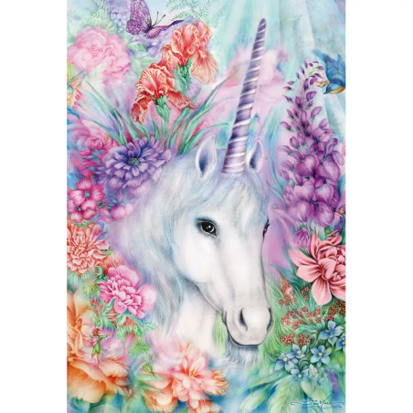 Schmidt Spiele Einhorn Puzzle – Sanfte Einhornschönheit | 100 T. (NATPAX Graspappe) (4001504565305)
