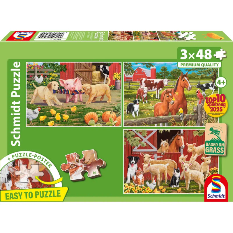 KIPU3x48T.Tiere auf dem Bauernhof