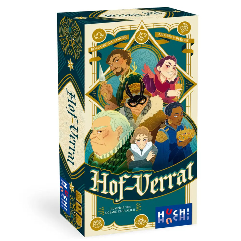 Hof-Verrat – Taktisches Karten- & Brettspiel für 2-4 Spieler ab 8 Jahren – Game Factory