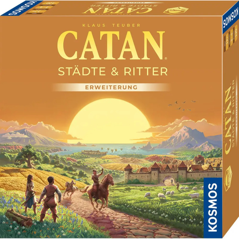 KOSMOS CATAN – Städte & Ritter | Strategie-Erweiterung für 3-4 Spieler | Ab 12 Jahren | Deutsch