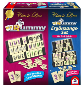 Selecta Classic Line My Rummy + Ergänzungs-Set – Brettspiel für Familie & Freunde