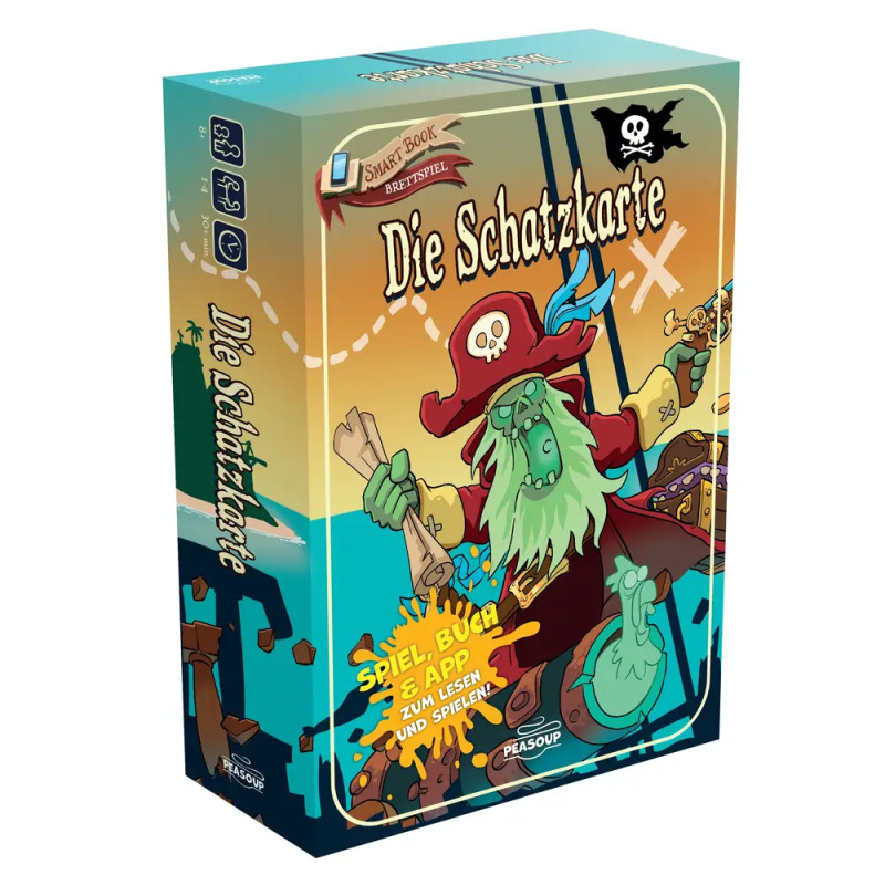 AMIGO SmartBook Die Schatzkarte | Lesen & Spielen kombiniert | Abenteuer für Kinder ab 3
