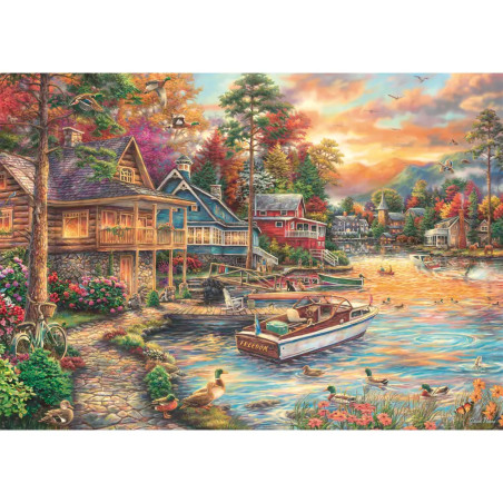 T.C. Pinson Puzzle Ufer im Abend 1000 Teile – Entspannung & Detailreichtum