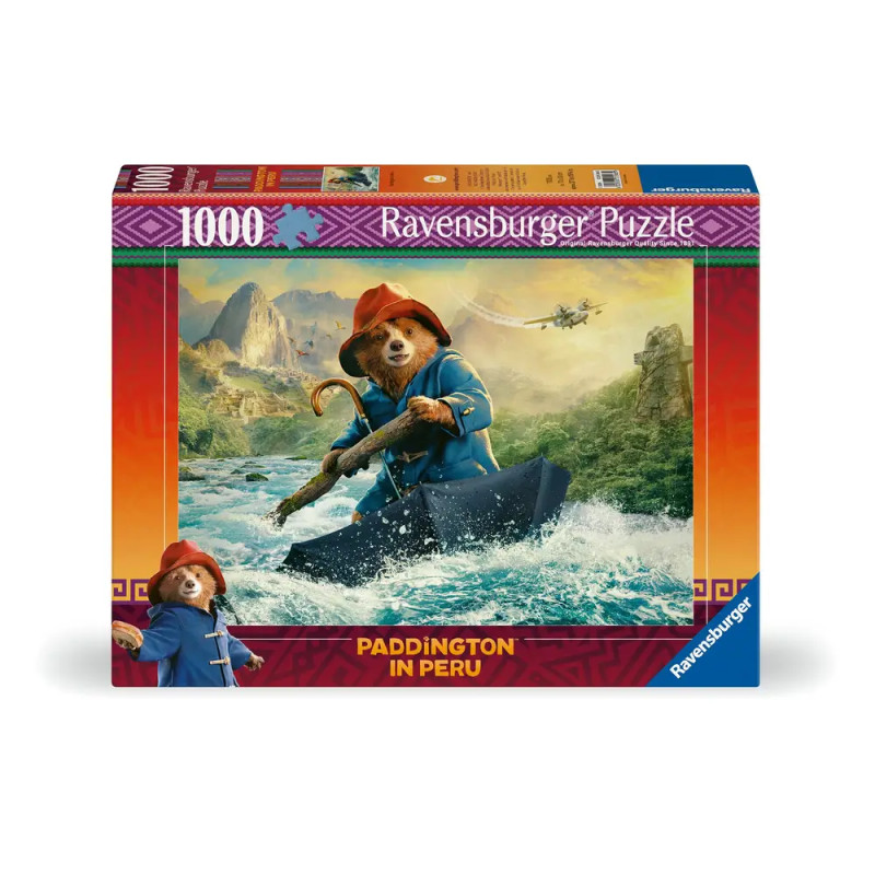 Ravensburger Puzzle Paddington in Peru – 1000 Teile | Abenteuer mit dem Bären ab 14 J.