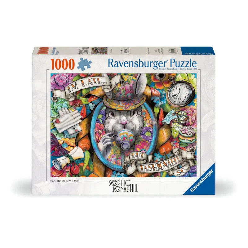 Ravensburger Puzzle Nostalgie Nager – 1000 Teile | Detailreiche Tierwelt ab 14 Jahren