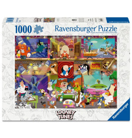 Ravensburger Puzzle Looney Tunes Studio – 1000 Teile klassisches Cartoon-Vergnügen