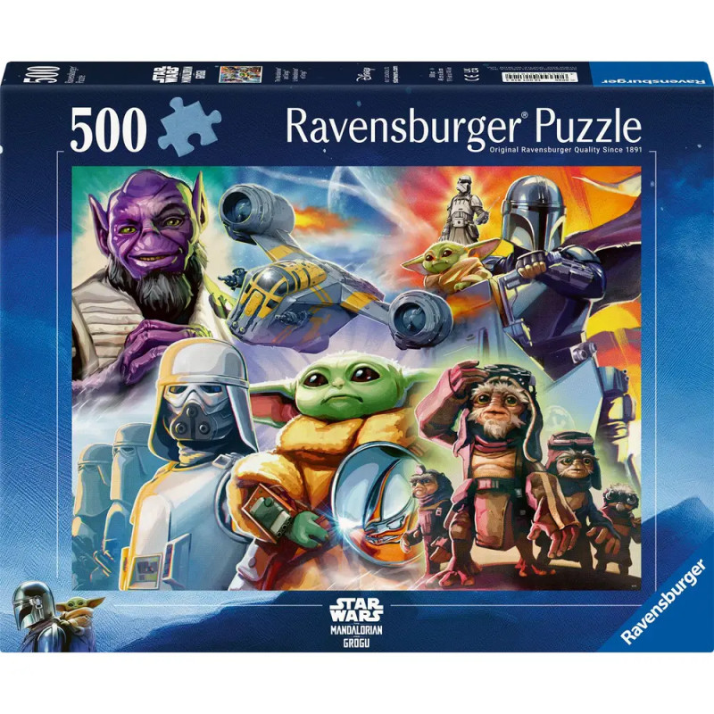 Ravensburger Puzzle The Mandalorian & Grogu – 1000 Teile | Star Wars Fans ab 14 Jahren