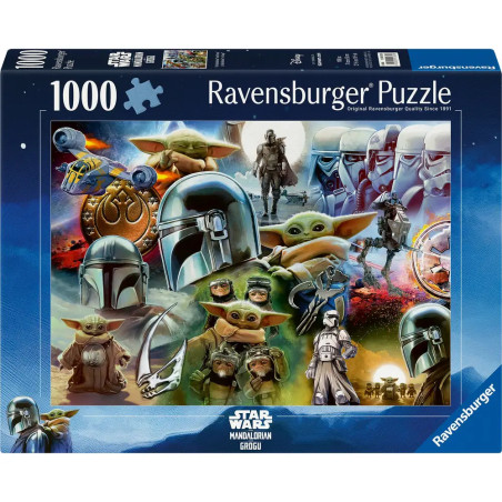 Ravensburger Puzzle The Mandalorian & Grogu – 1000 Teile Star Wars für Fans